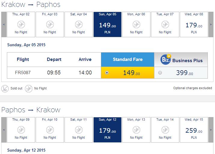 cyprus ryanair